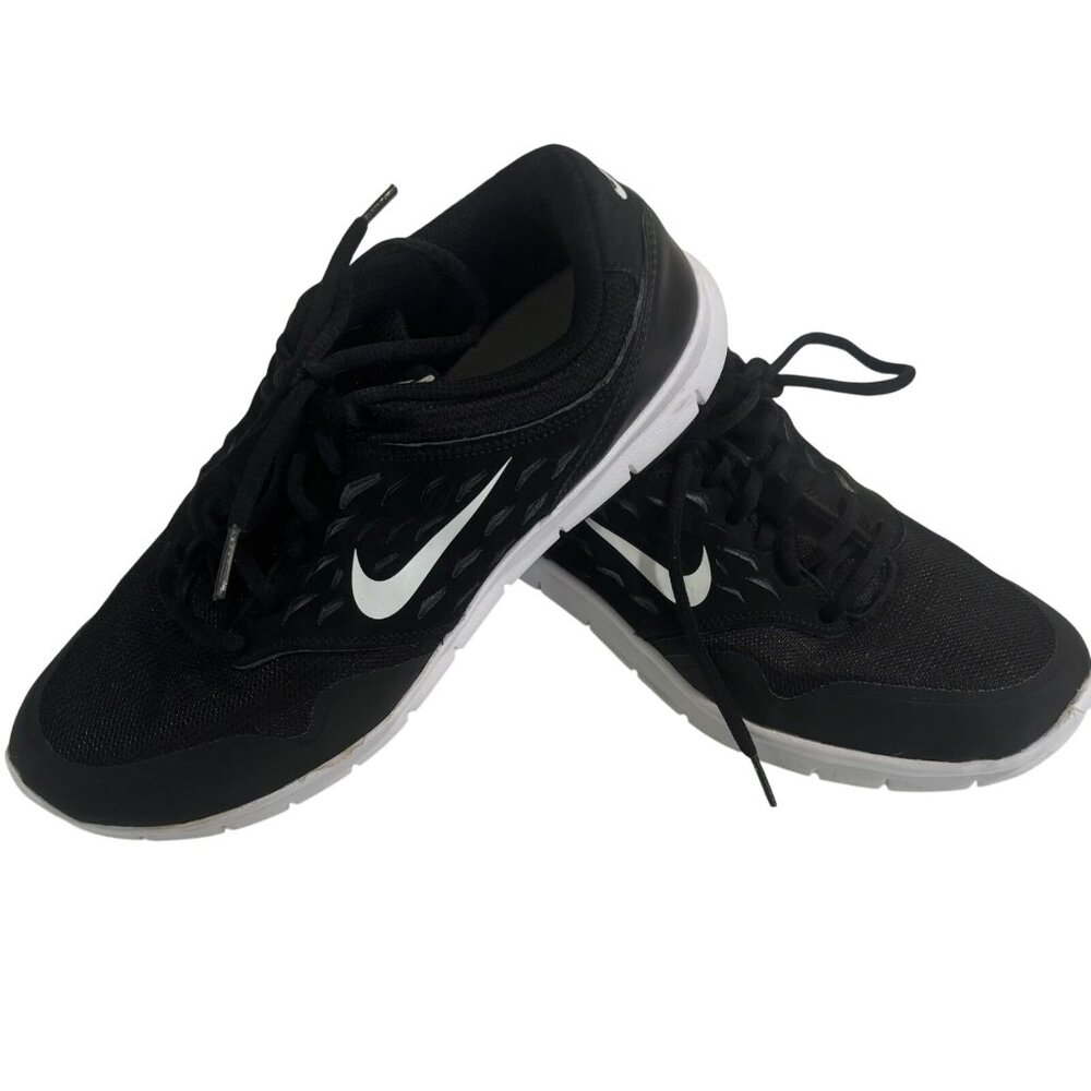 Nike Flex Experience RN 4 Mens Running Shoes Size 10 Black & White Mesh